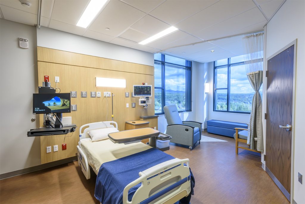 Picture of a patient room